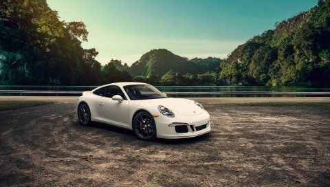 Porsche, 911, carrera, 4s, вид сбоку