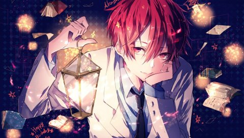Kuroko no basuke, akashi seijuurou, мужчина, фонарь