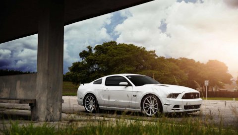 Ford, mustang, vossen, wheels, cvt