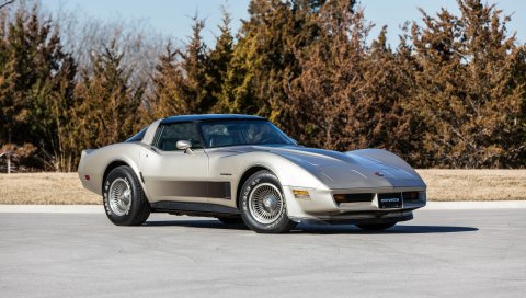 Chevrolet, corvette, 1982, автомобиль, вид сбоку