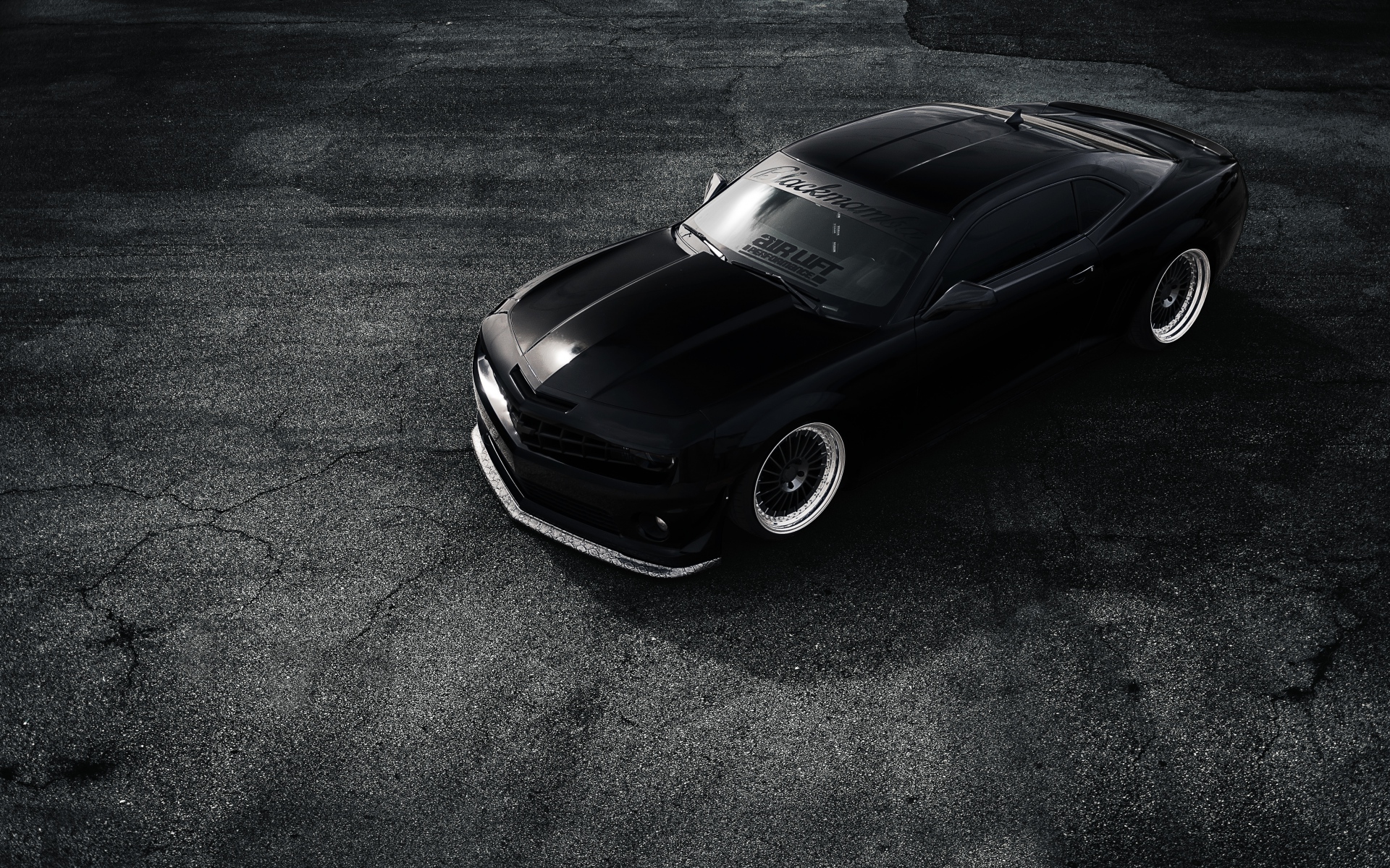 Картинки Chevrolet, camaro, zl1, матовый, черный фото и обои на рабочий стол