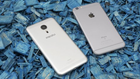 Meizu pro 5, iphone 6s plus, apple