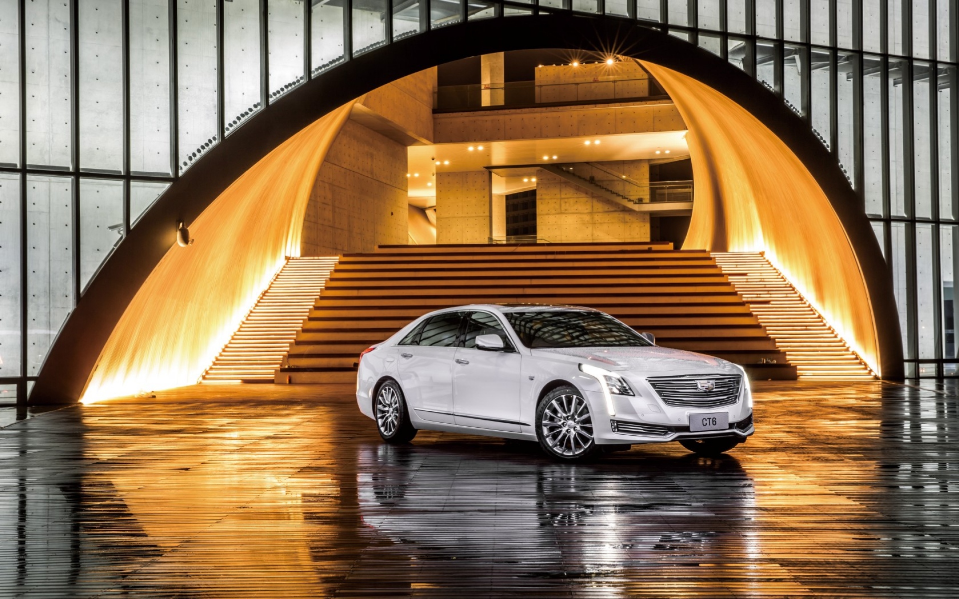 Картинки Cadillac, ct6, белый, вид сбоку фото и обои на рабочий стол