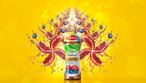 Липтон, чай, напитки, фрукты