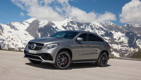 Mercedes-benz, gle 450, amg, вид сбоку