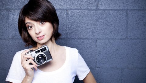 Kate micucci, актриса, брюнетка, камера