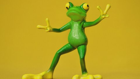 Лягушка, фигурка, игрушка