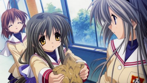 Kazumi ikeda, clannad, fuko ibuki, nagisa furukawa, tomoyo sakagami