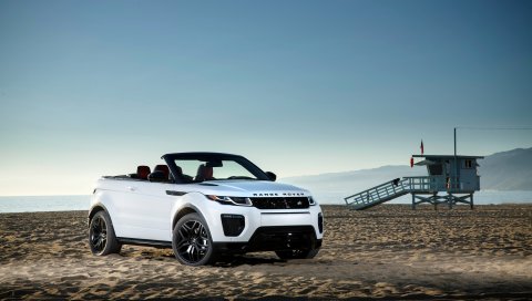 Land Rover, Range Rover, Evoque, вид сбоку