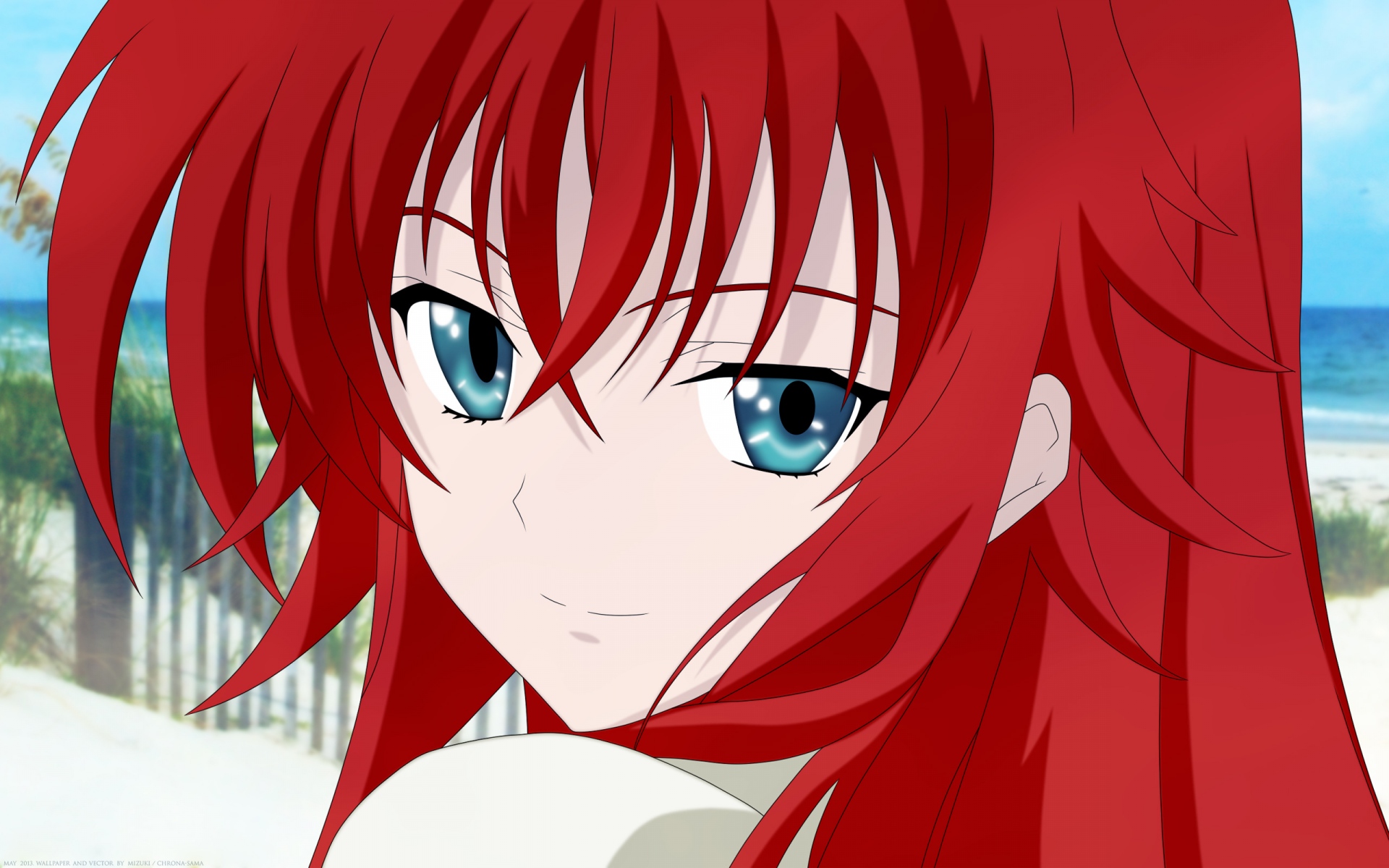 Картинки Highschool dxd, rias gremory, девушка, лицо, искусство фото и обои на рабочи...