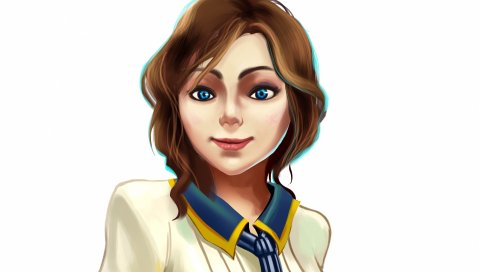 Биошок, элизабет, искусство, девушка