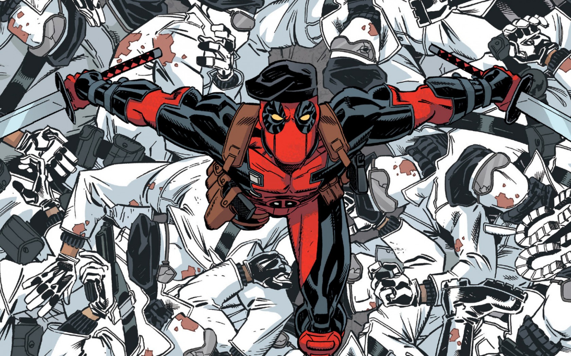 Картинки Мертвый, чудо, wade wilson, искусство, комиксы фото и обои на рабочий стол