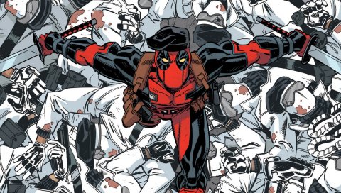 Мертвый, чудо, wade wilson, искусство, комиксы