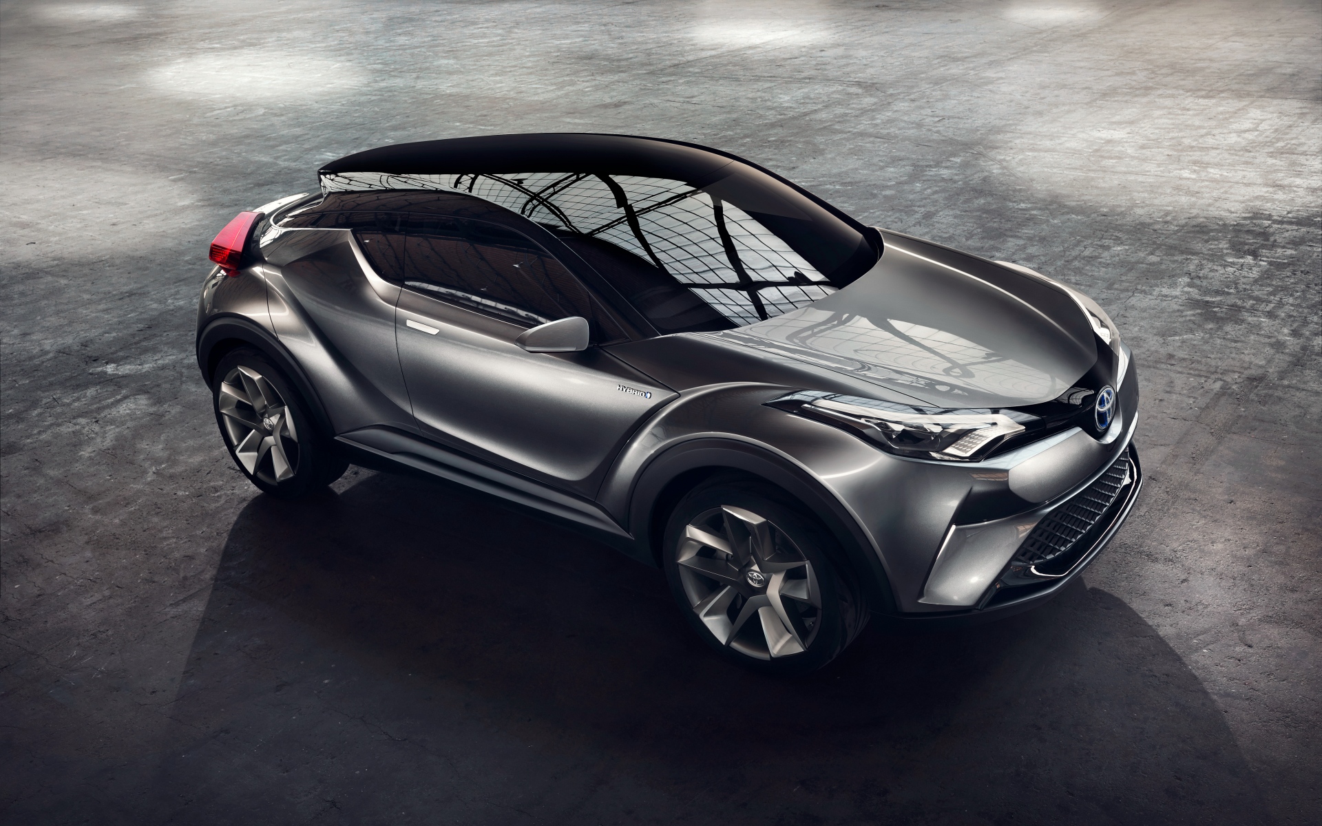Картинки Toyota, c-hr, вид сбоку, серый фото и обои на рабочий стол