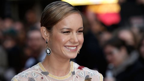 Brie larson, актриса, улыбка, макияж, лицо
