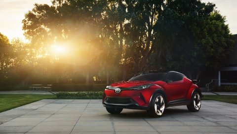 Scion, c-hr, концепция, вид сбоку