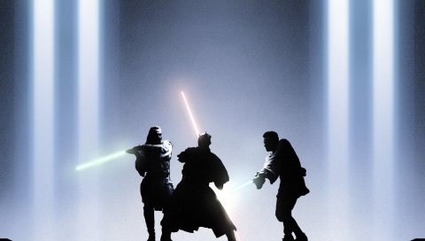 Звездные войны, эпизод i, фантомная угроза, qui-gon jinn, obi-wan kenobi, darth maul