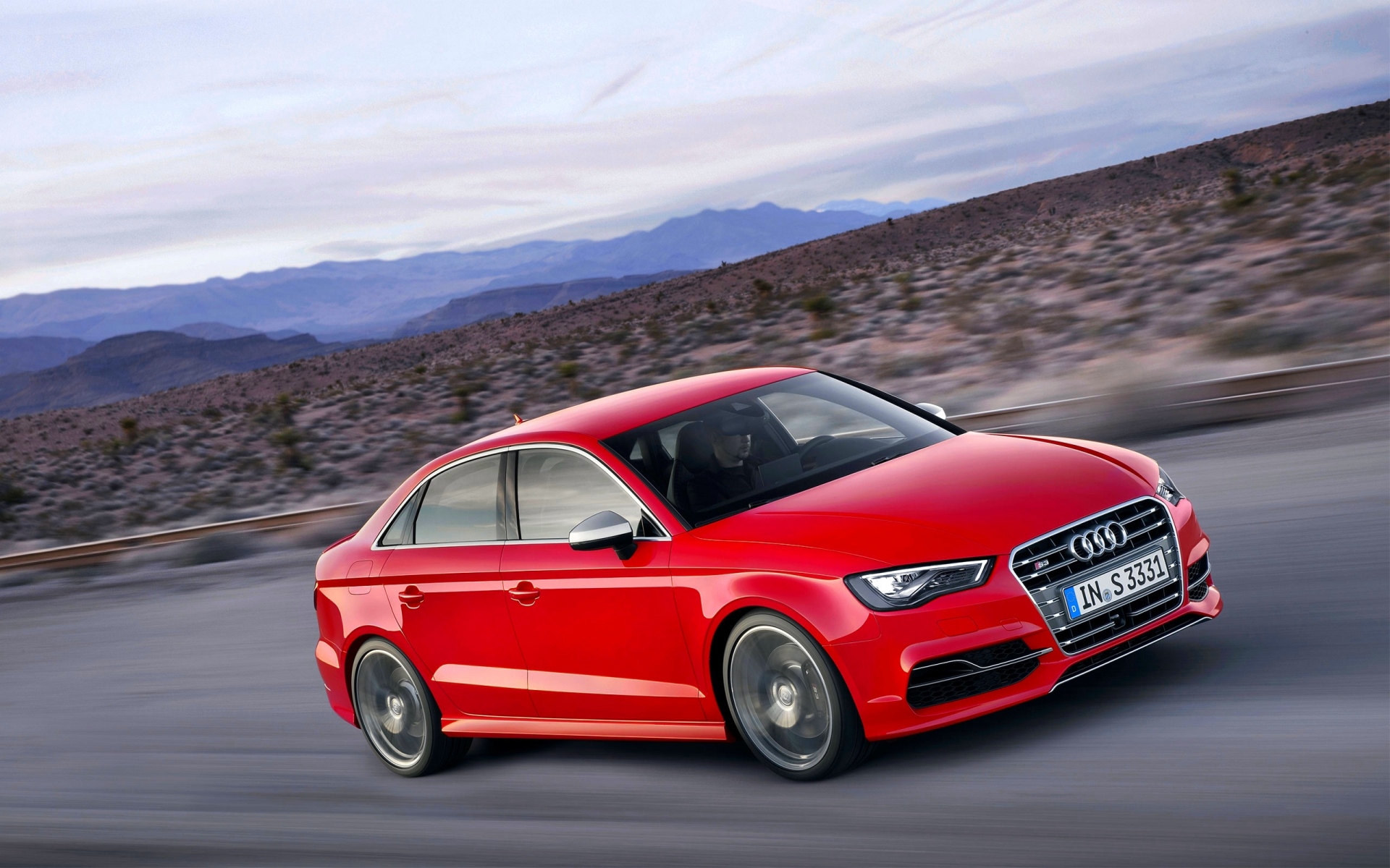 Картинки Audi, s3, красный, вид сбоку фото и обои на рабочий стол