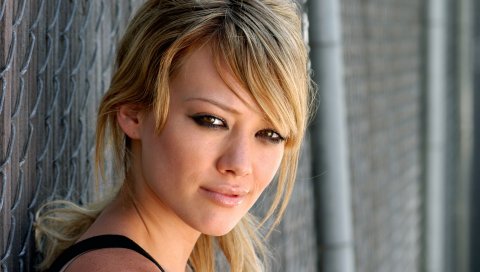 Hilary duff, знаменитость, блондинка, улыбка
