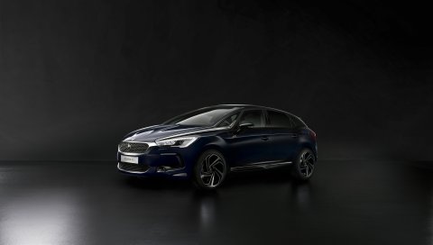 Ситроена, DS 5, черный, вид сбоку