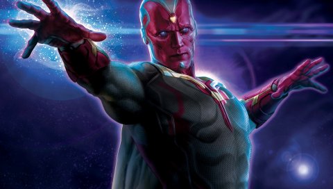 мстители, возраст Ultron, Пол Беттани, видение
