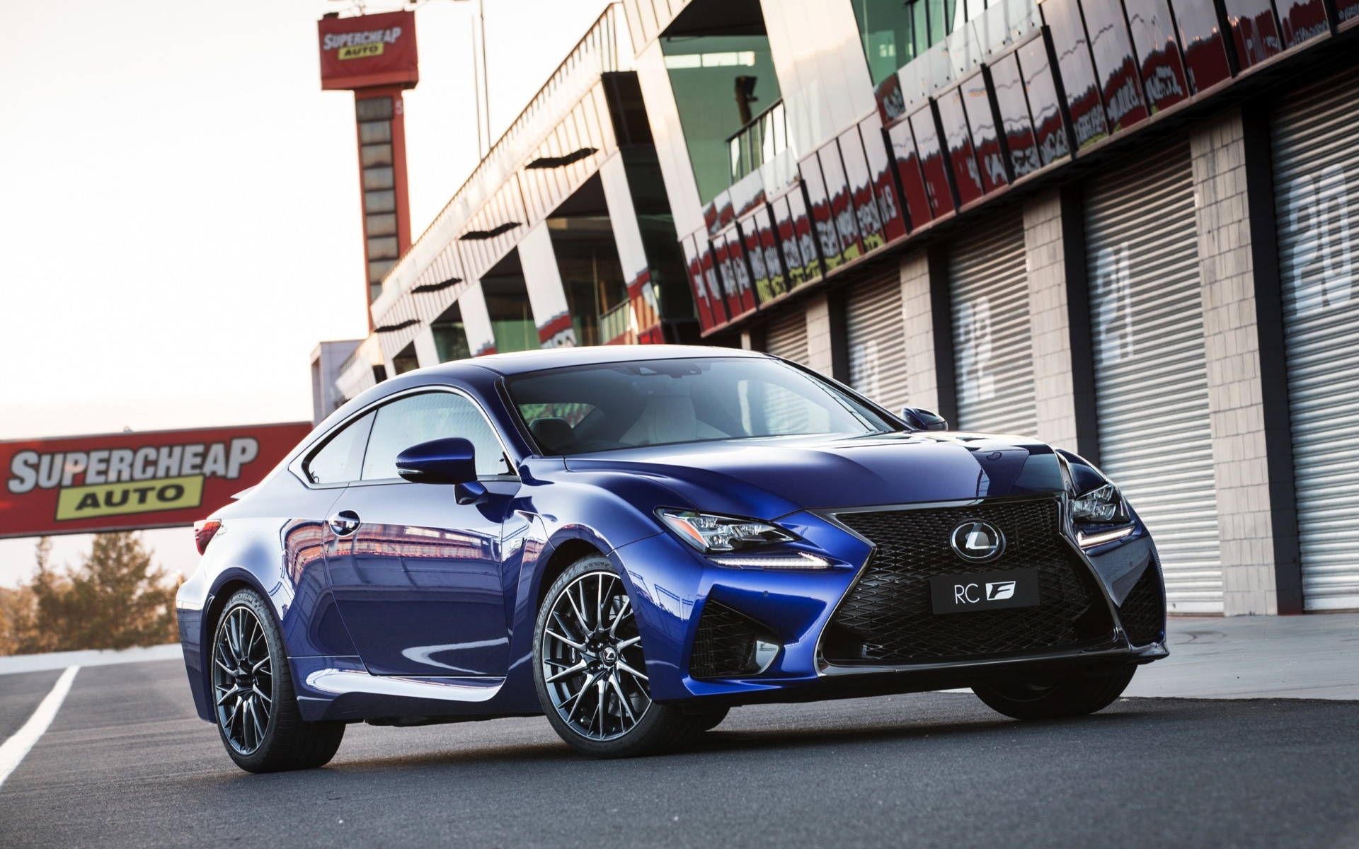 Картинки Lexus, rc f, au-spec, синий, вид сбоку фото и обои на рабочий стол
