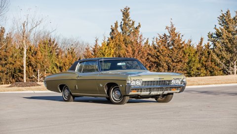 Chevrolet, impala ss, 1968, купе, вид сбоку