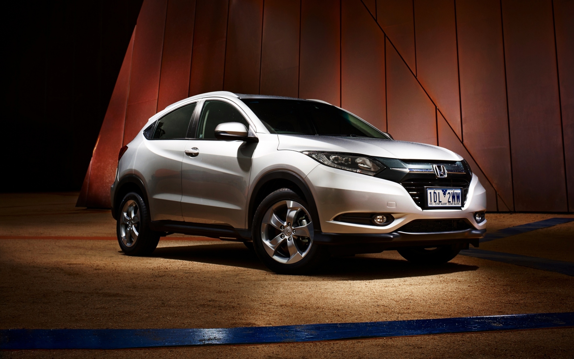 Картинки Honda, hr-v, au-spec, белый, вид сбоку фото и обои на рабочий стол