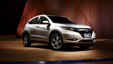 Honda, hr-v, au-spec, белый, вид сбоку