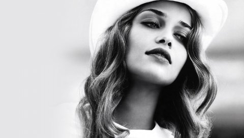 Ana beatriz barros, модель, лицо, bw