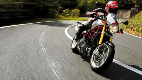 Ducati, монстр, s4r, всадник, скорость