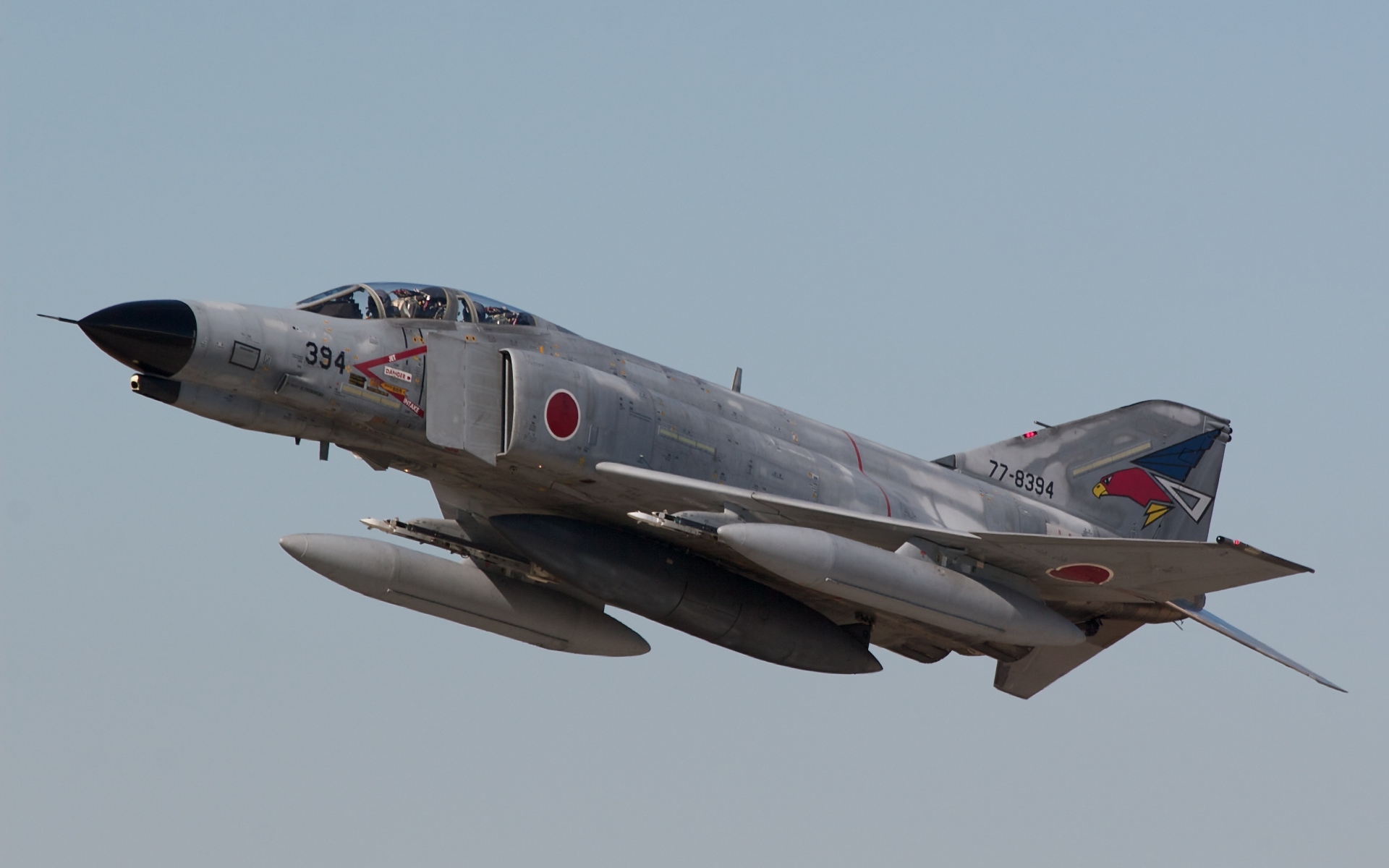 Картинки Mitsubishi f-4ej, фантом 2, самолет, истребитель фото и обои на рабочий стол