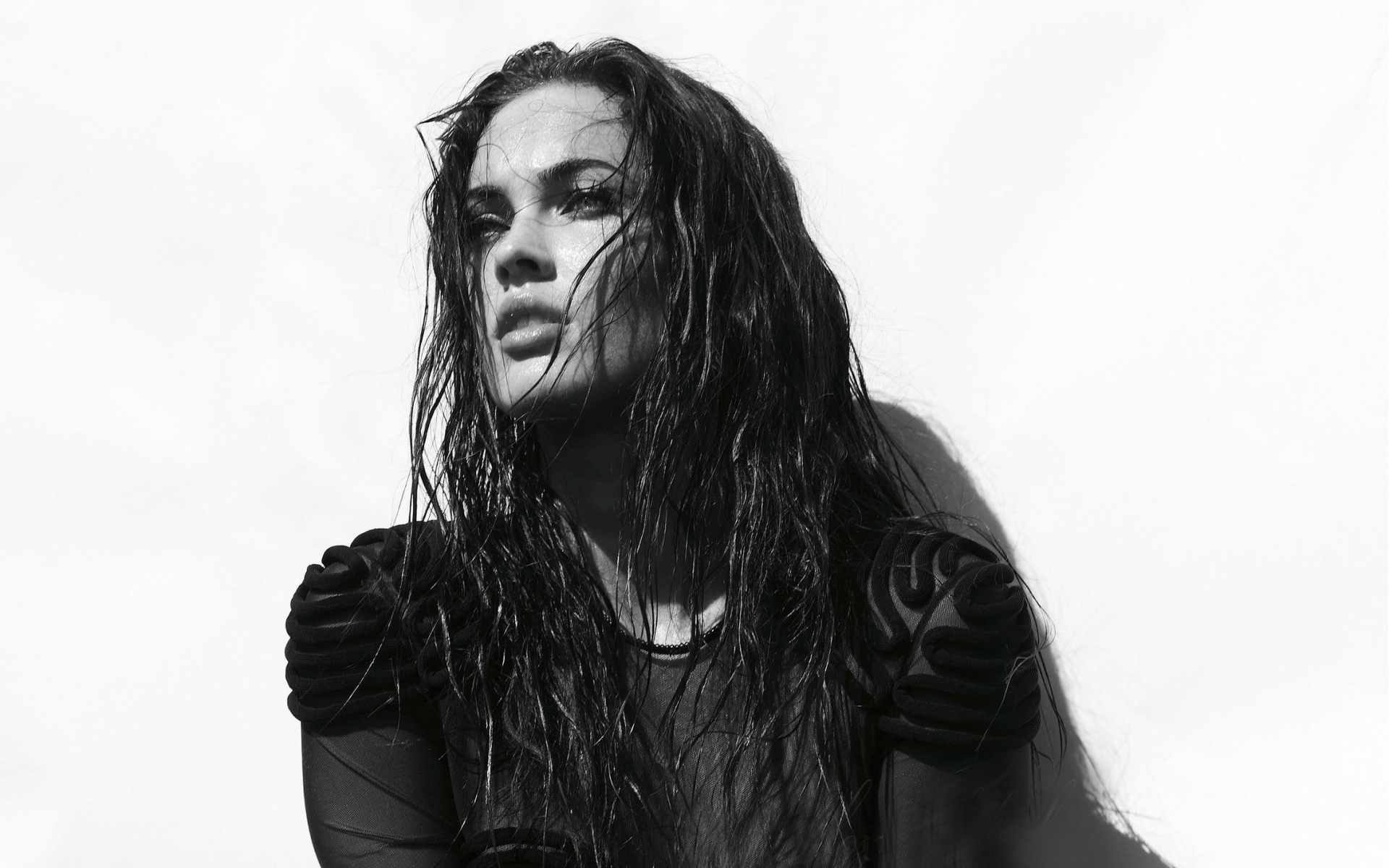 Картинки Megan fox, актриса, bw фото и обои на рабочий стол
