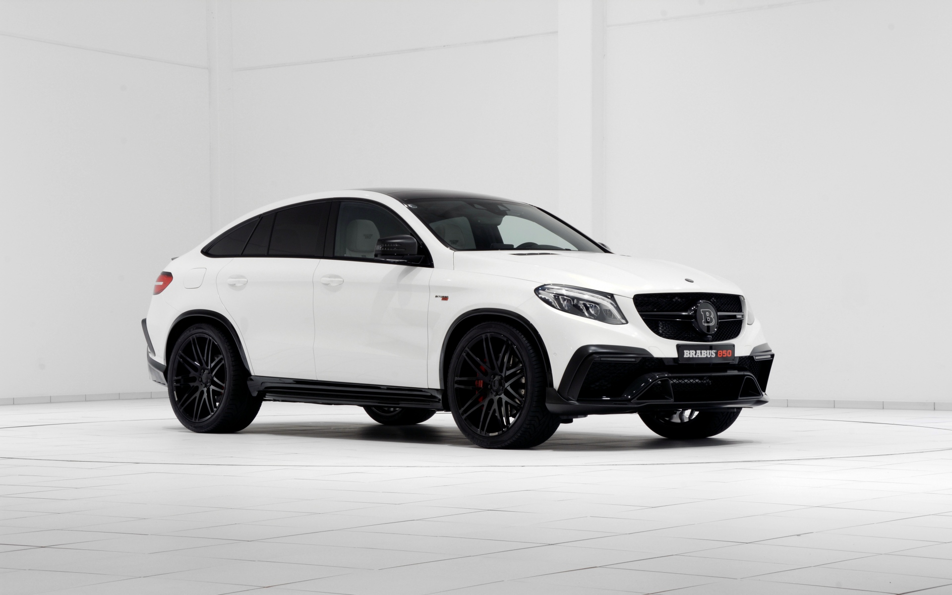 Картинки Mercedes-benz, gle-class, brabus, amg, white, вид сбоку фото и обои на рабочий стол