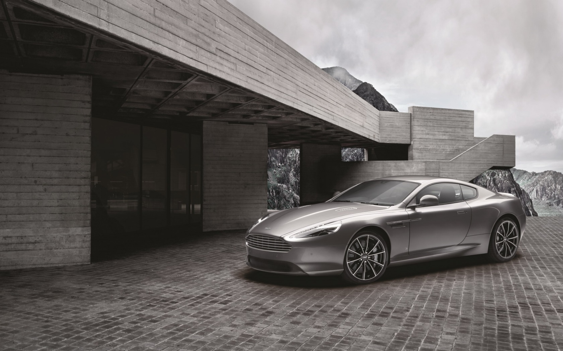 Картинки Aston martin, db9, gt, серый, вид сбоку фото и обои на рабочий стол