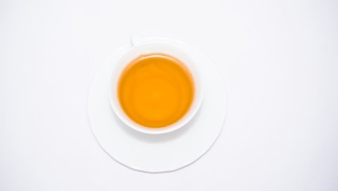 Чай, чашка, напиток, белый фон