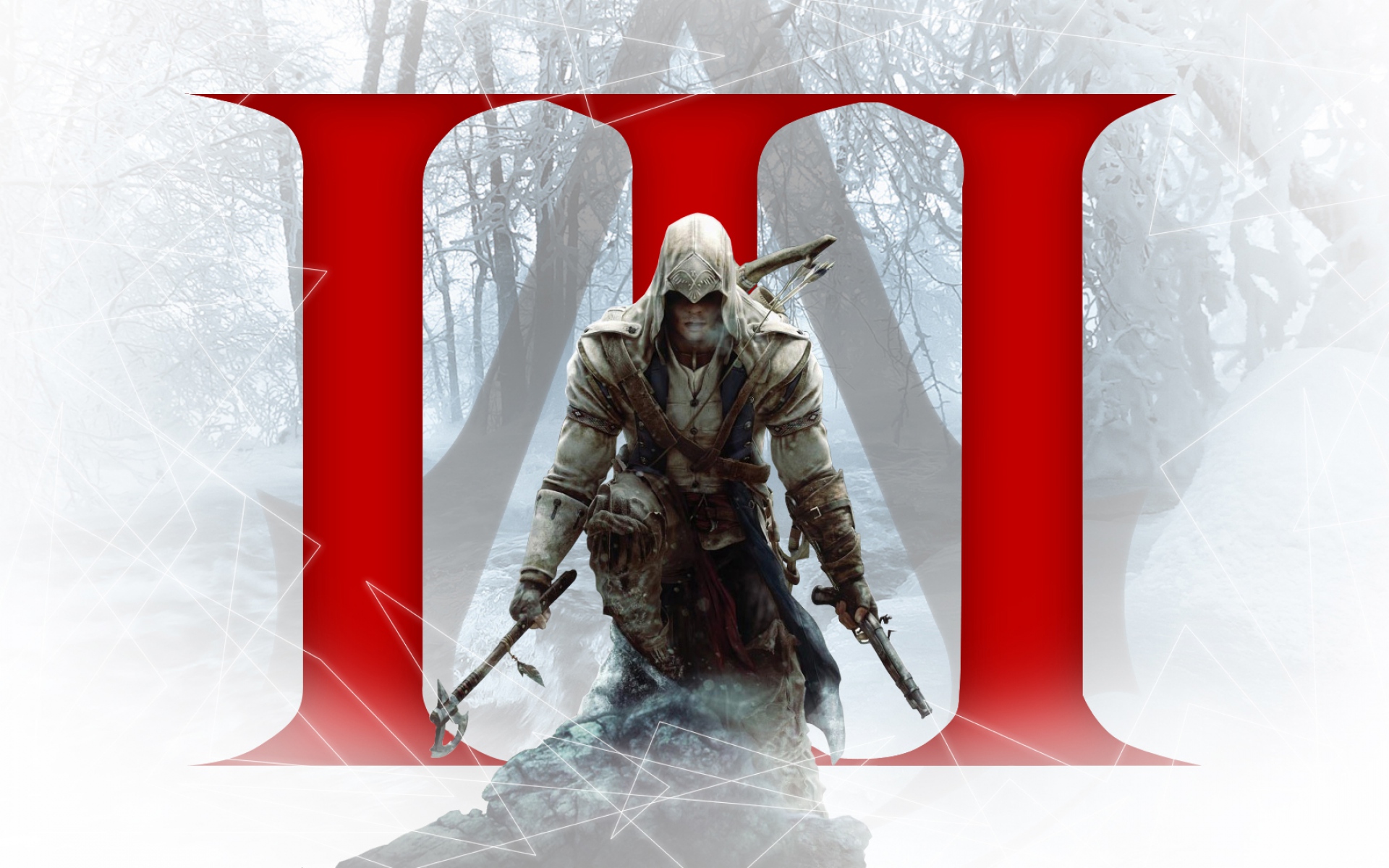 Картинки Ubisoft, connor radunhageydu, mohawk, animus фото и обои на рабочий стол
