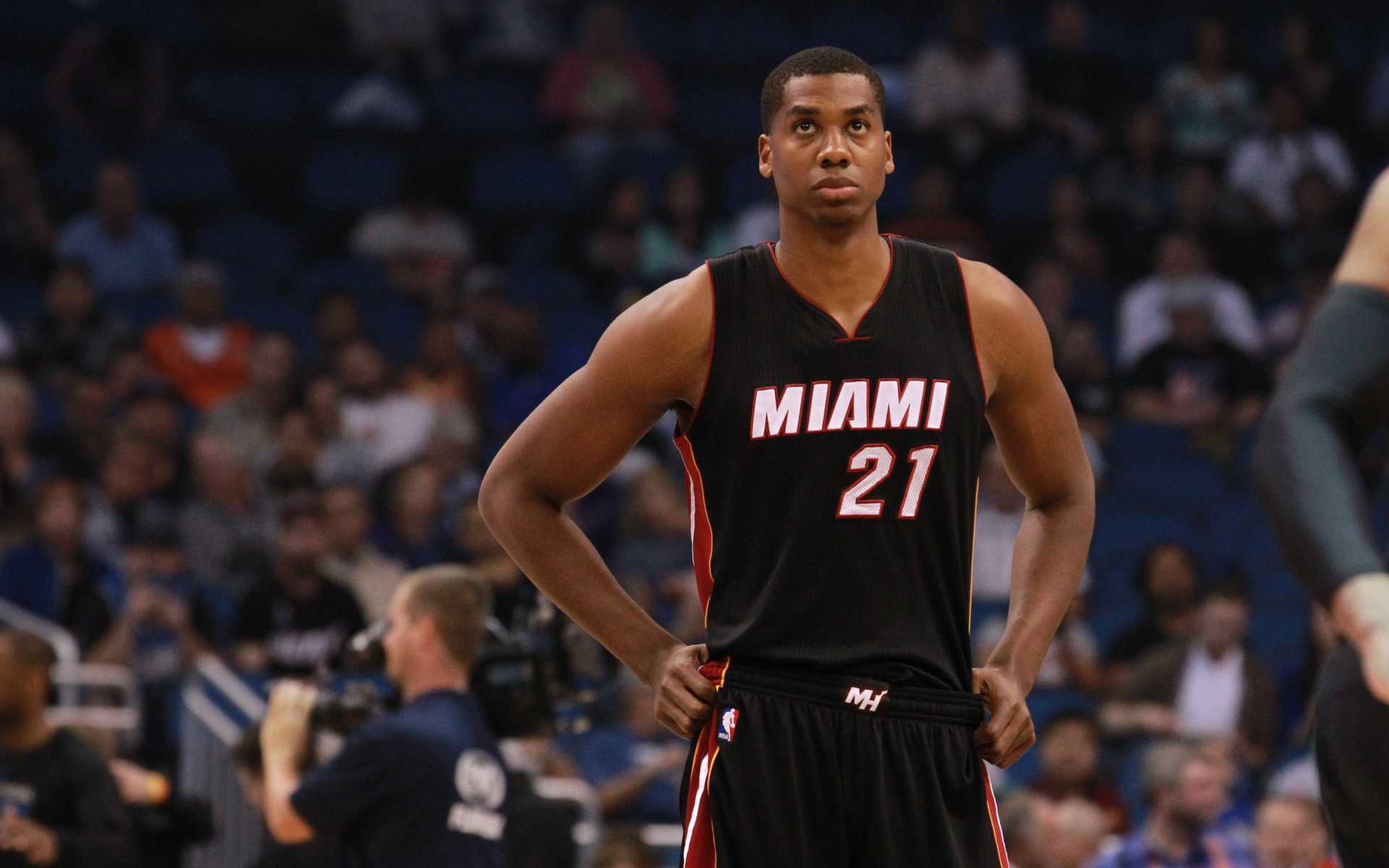 Картинки Miami heat, hassan whiteside, баскетбол фото и обои на рабочий стол