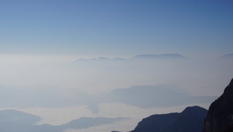 Горы, небо, облака