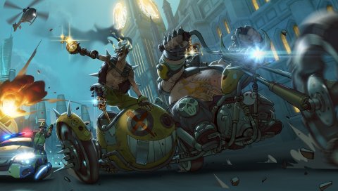 Перезагрузка, junkrat, mako rutledge, jamison fawkes