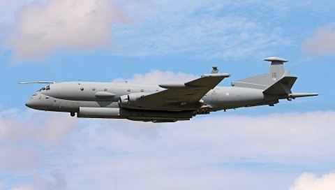 Nimrod mra4, самолет, небо, полет