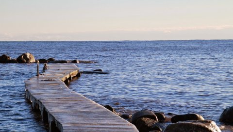 Швеция, море, пляж, камни