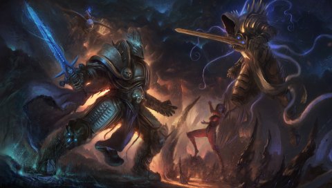 Диабло, варкрафт, StarCraft, архангелом справедливости, героев штормовой