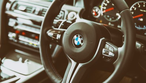 Bmw, m6, салон, руль