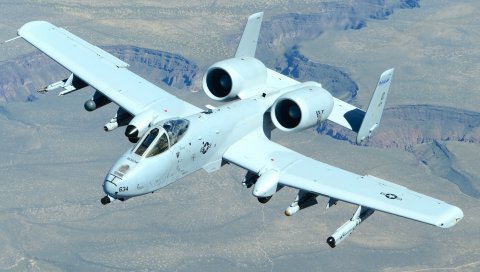 A-10, thunderbolt ii, самолет, атака