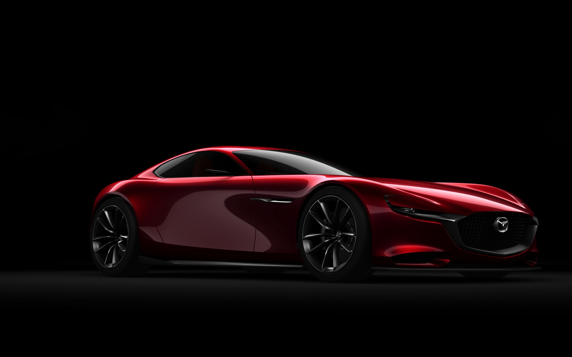 Картинки Mazda, rx-vision, концепция, вид сбоку фото и обои на рабочий стол