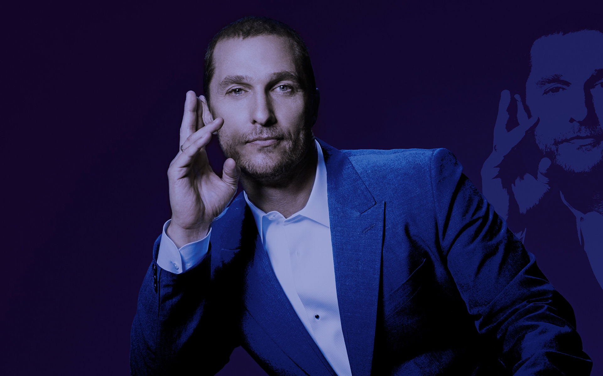 Картинки Matthew mcconaughey, актер, куртка, рубашка фото и обои на рабочий стол