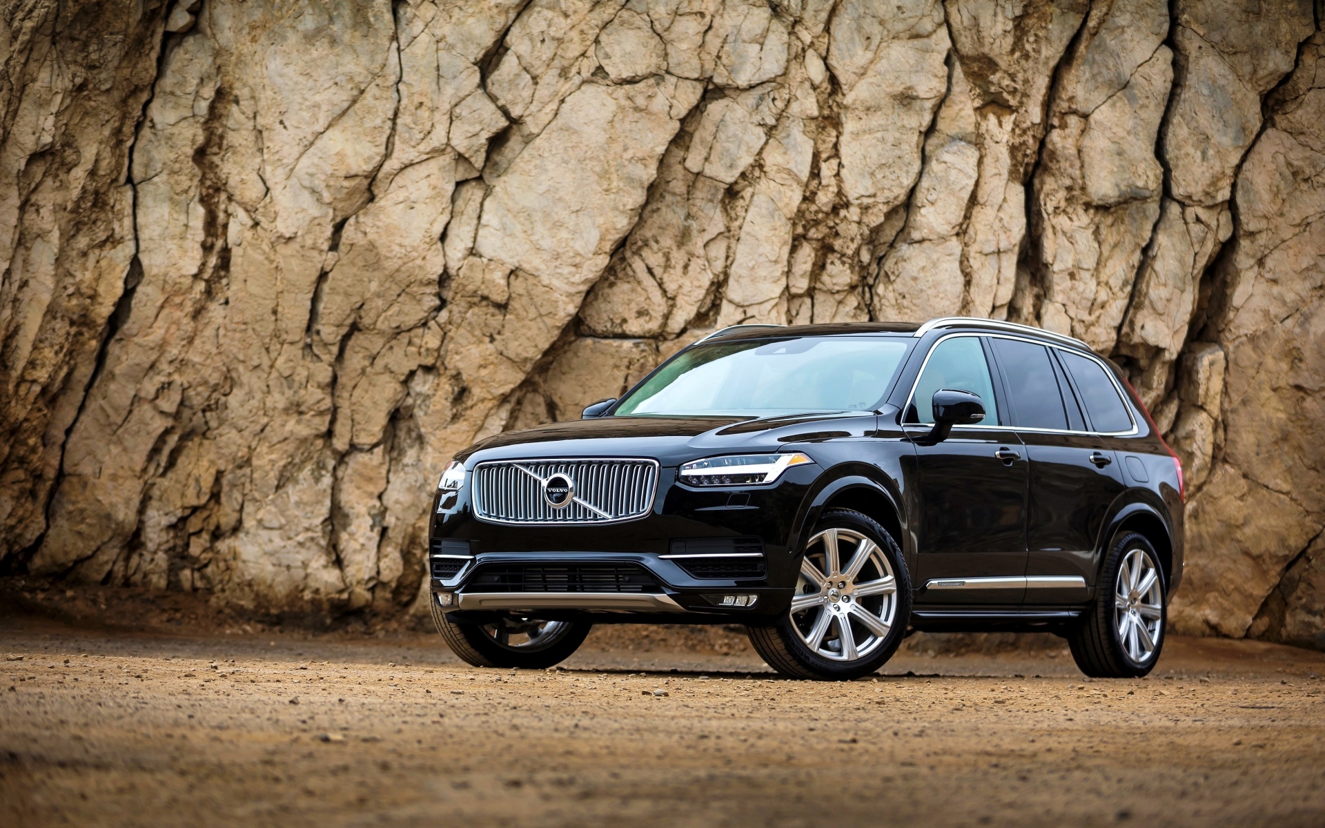 Картинки Volvo, xc90, awd, черный, вид сбоку фото и обои на рабочий стол