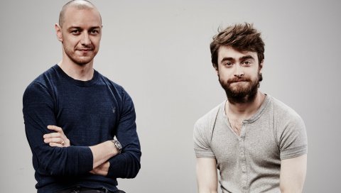 James mcavoy, daniel radcliffe, актеры, фотосессия