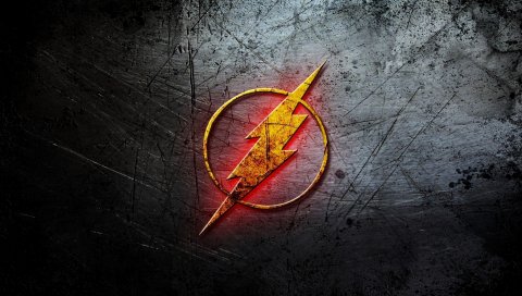 Flash, логотип, dc comic